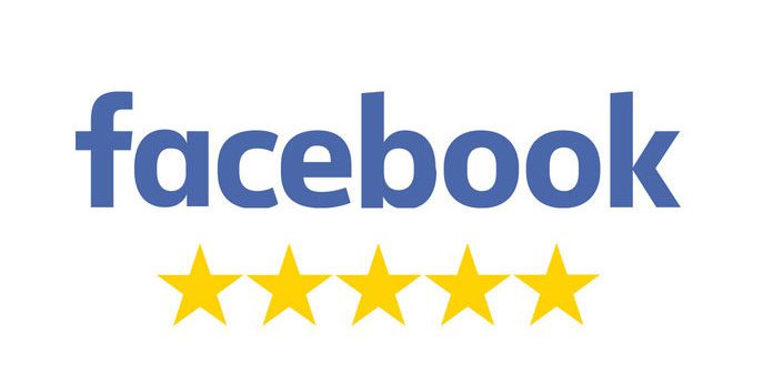 5 star reviews on Facebook
