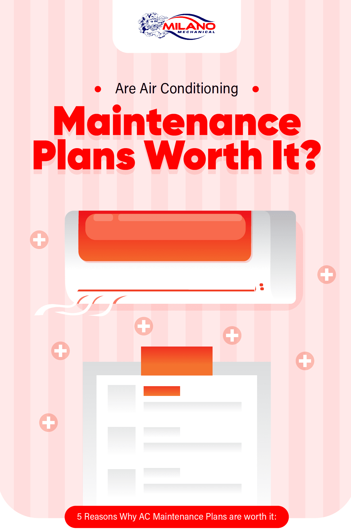 are air conditioning maintenance plans worth it? infographic cover image